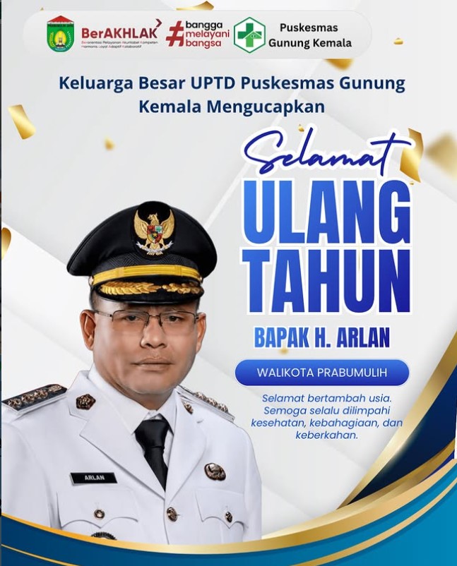 Selamat Ulang Tahun Bapak H. Arlan