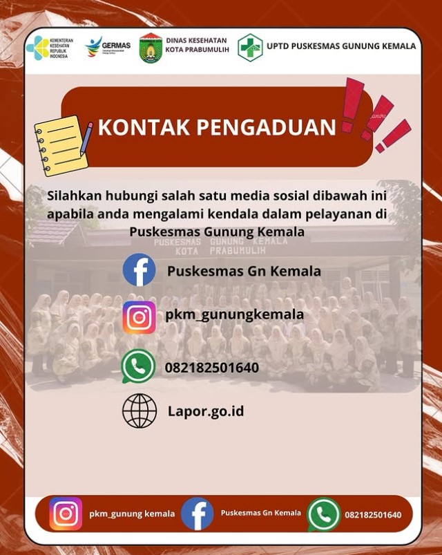 KONTAK PENGADUAN